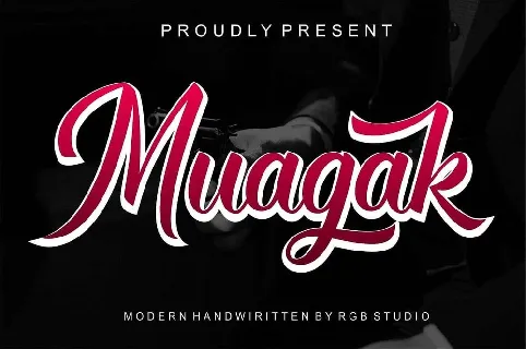 Muagak font