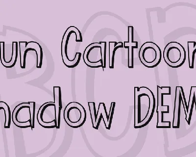 Fun Cartoon Shadow DEMO font