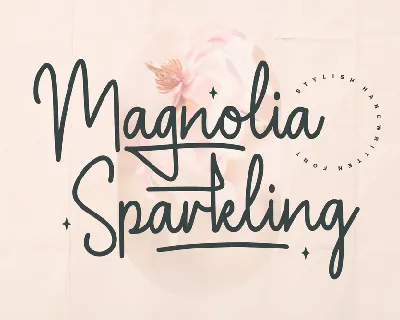 Magnolia Sparkling font