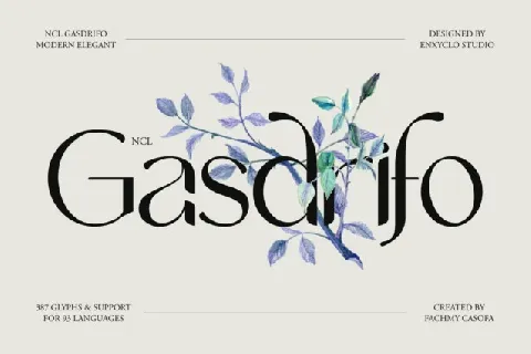 NCL Gasdrifo font