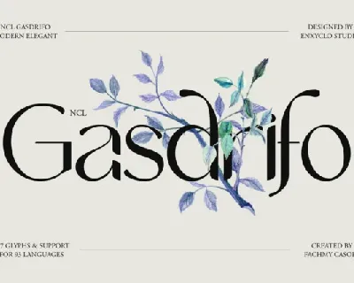 NCL Gasdrifo font