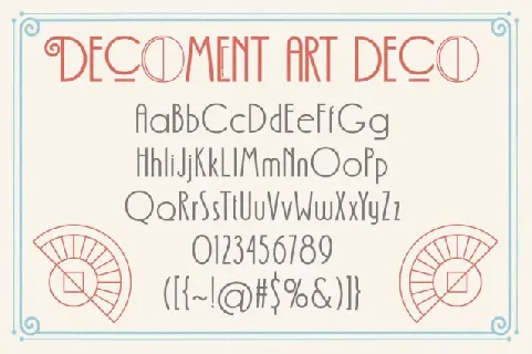 Decoment font