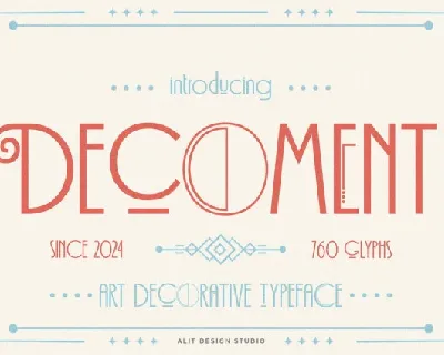 Decoment font