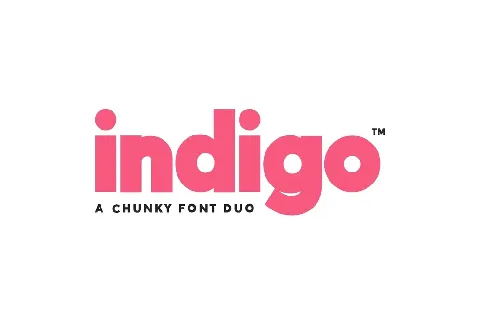 Indigo Duo font