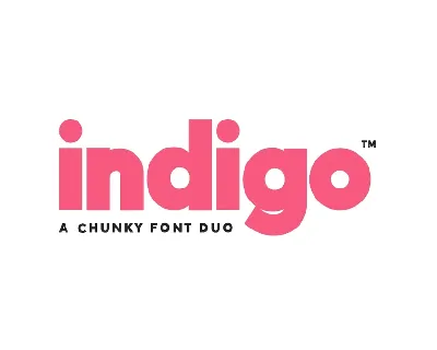 Indigo Duo font