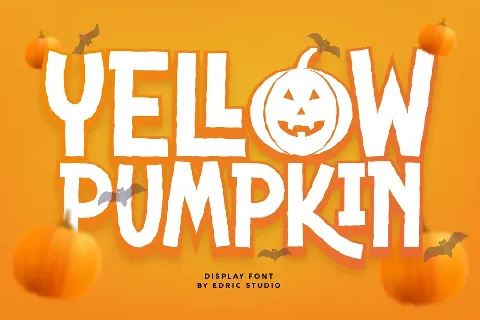 Yellow Pumpkin Demo font