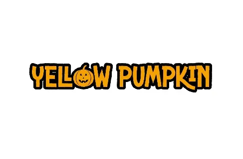 Yellow Pumpkin Demo font