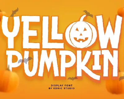 Yellow Pumpkin Demo font