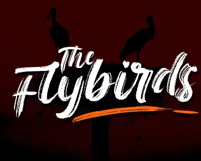 The Flybirds font