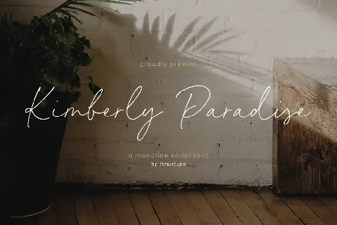 Kimberly Paradise font