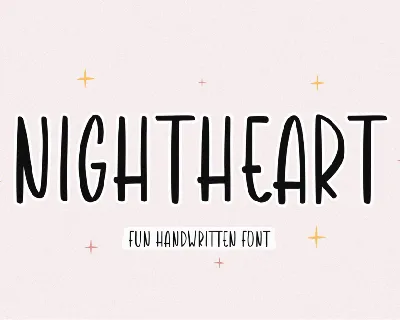 Nightheart font