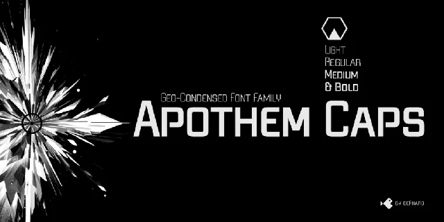 Apothem Caps font