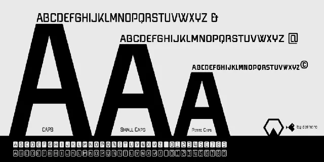 Apothem Caps font