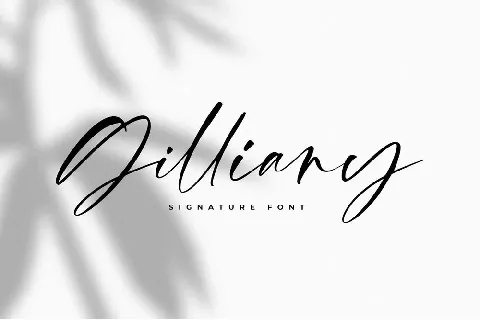 Gilliany Signature Script font
