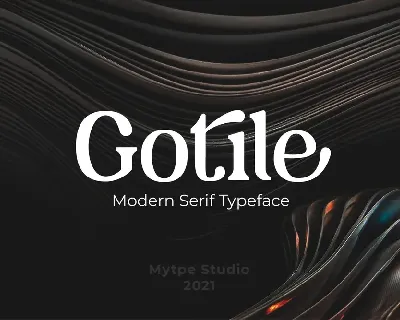 Gotile font
