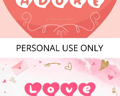 Adore font