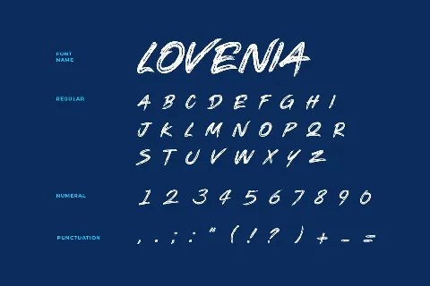 Lovenia font