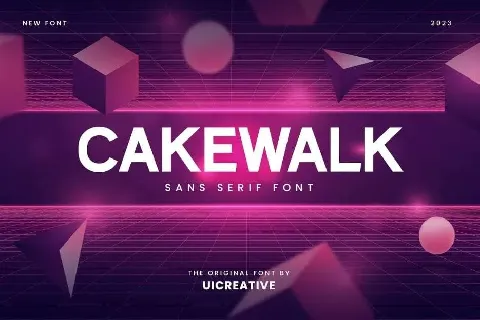 Cakewalk font