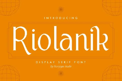 Riolanik Typeface font