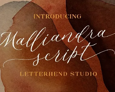 Malliandra Script font