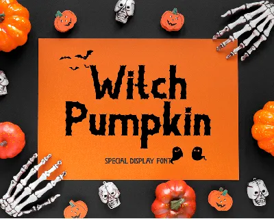 Witch Pumpkin font
