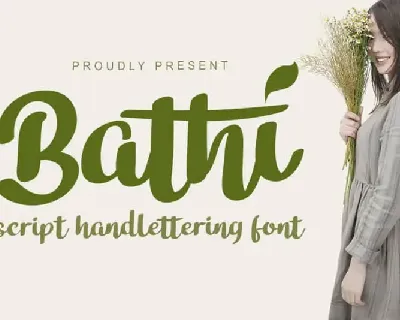 Bathi Script font
