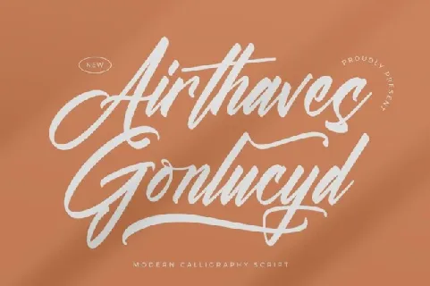 Airthaves Gonlucyd font