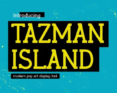 Tazman-Island font