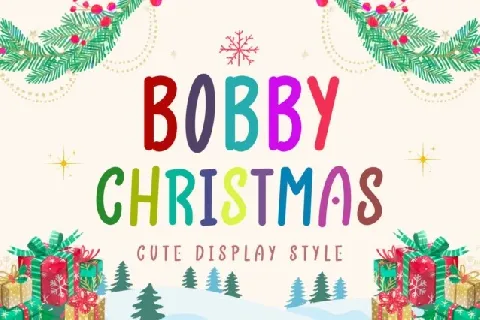 Bobby Christmas font