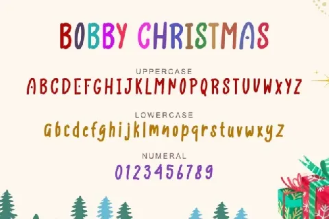 Bobby Christmas font