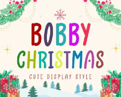 Bobby Christmas font