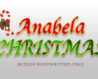 Anabela Christmas font