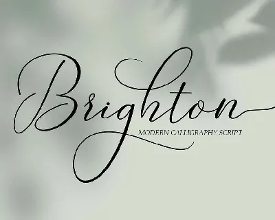 Brighton font