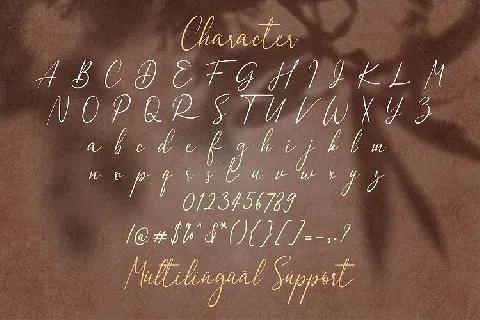 Dulan Anzelica Signature font