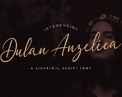 Dulan Anzelica Signature font