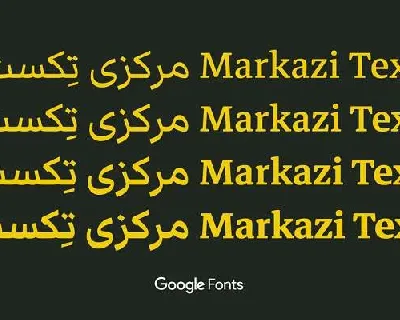 Markazi Text font