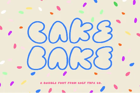 Cake Bake font