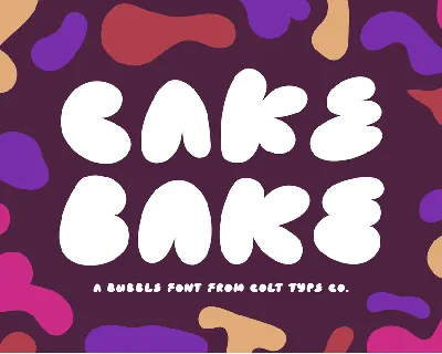 Cake Bake font