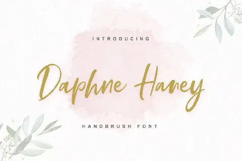 Daphne Haney font