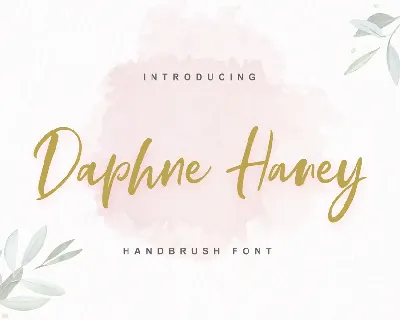 Daphne Haney font