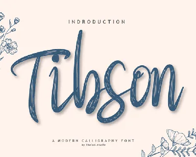 Tibson font