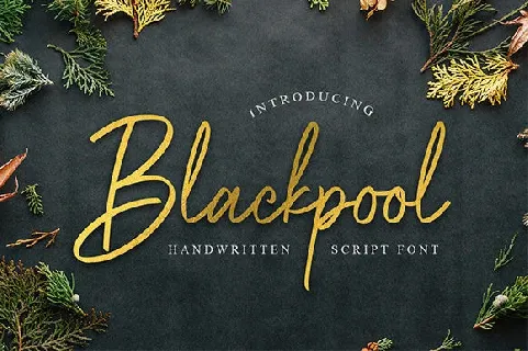 Blackpool Handwritten font