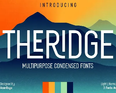 Theridge font