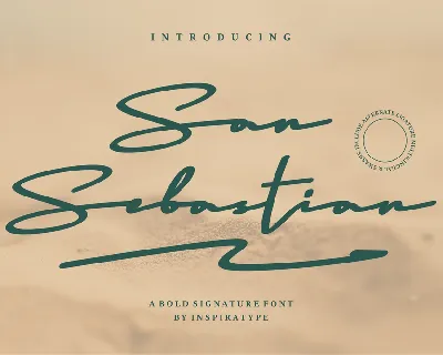 San Sebastian FREE font