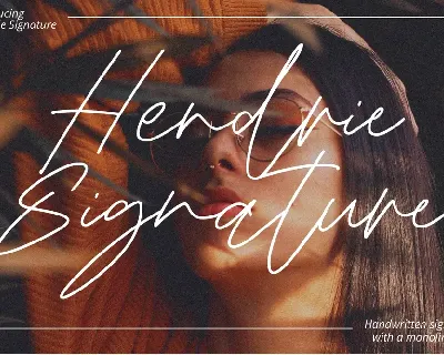 Hendrie Signature font