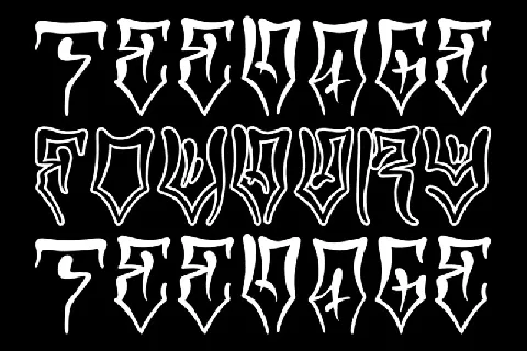 Teenage Riot font