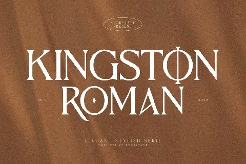 Kingston Roman font