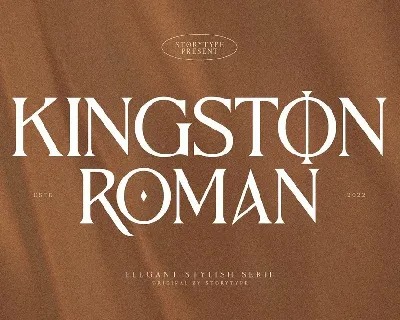 Kingston Roman font