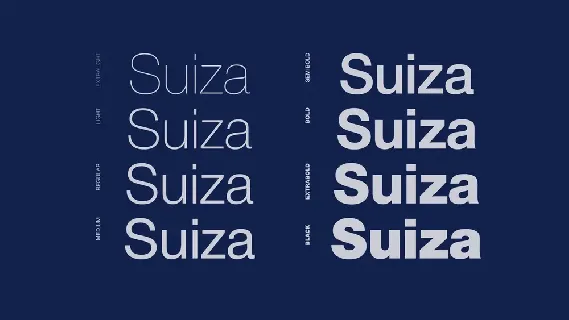 Suiza Family font