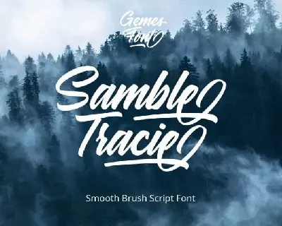 Samble Trice Bold Script font